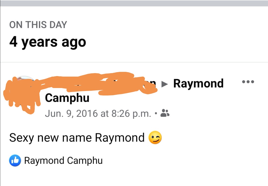 RayCamphu's tweet photo. Hey @robandjoelle any reason you guys can think of that this might have popped up as a memory on Facebook for me?? https://t.co/TY11SMN8wB