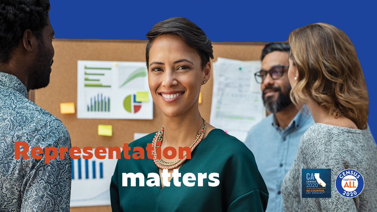 smiling woman with text that reads representation matters