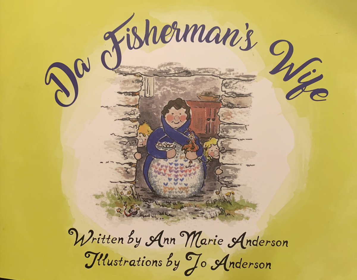 ShetlandLibrary's tweet photo. So, my husband has (perhaps stupidly) said that if our #ShetlandLibrary Twitter account can get 18,000 followers by Friday, he’ll dress up as an old woman & act out a favourite Shetland children’s story #DaFishermansWife for all to see. Will he do it? #ChallengeAccepted #FollowUs https://t.co/nDcfkfj0Fw
