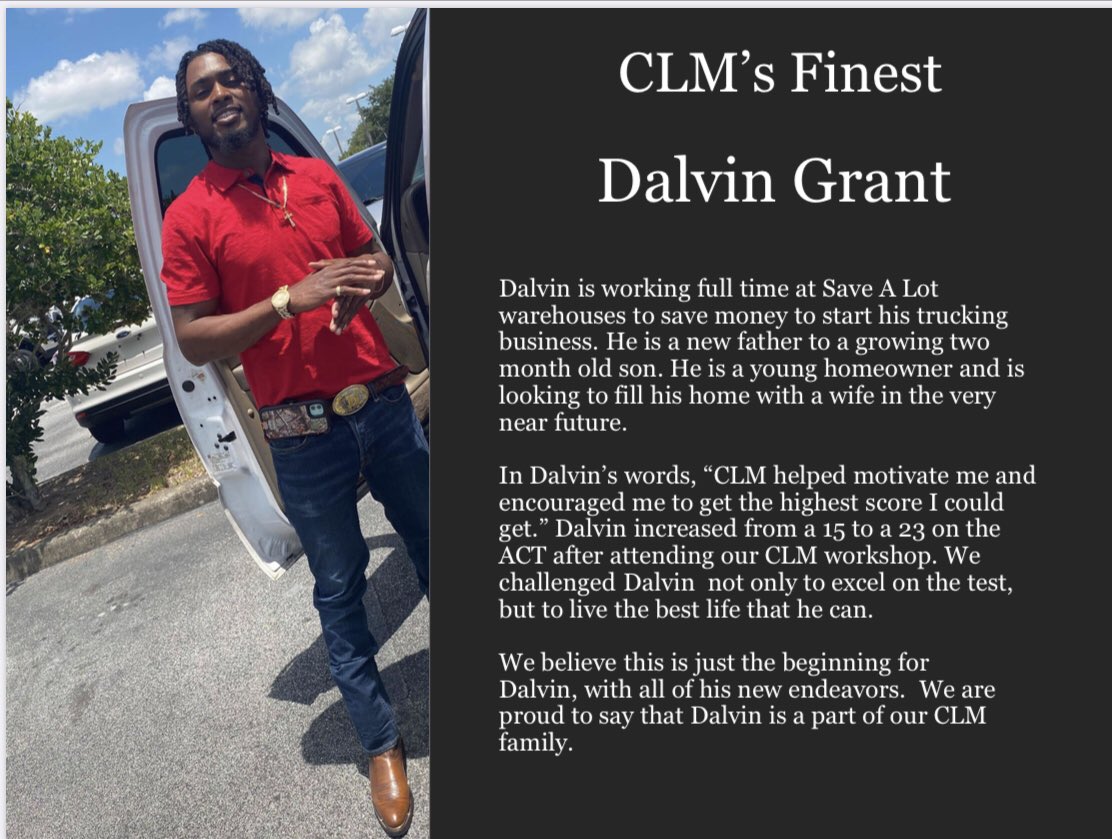 calvinlmarion's tweet photo. Honoring one of my amazin former students m! #clmfinest https://t.co/9lLmdV82tt