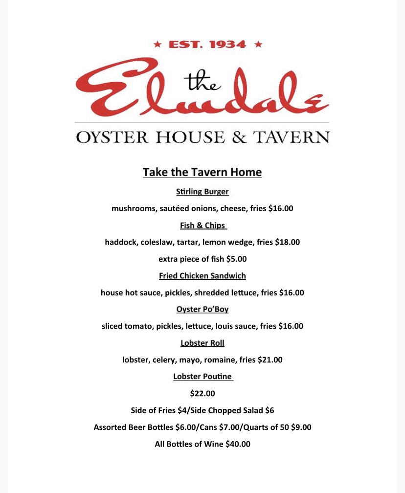 Visit our take out window this weekend! Check out this weekends menu and stop by between 2PM-7PM.