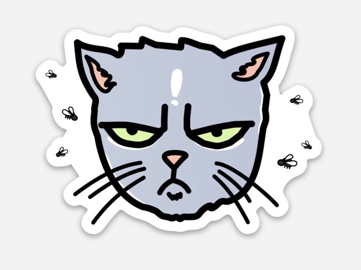 DipshitCardGame's tweet photo. NEW MERCH ALERT: Get your new D!PS#IT sticky sticks! $1 each or $2 for a bundle!

#Dipshit #Stickers #NewGame #Fun #Drinking #beer #dranks #game #DrinkingGame #Cat #AngryCat #Merch #NewMerch https://t.co/iZCjrWGDat