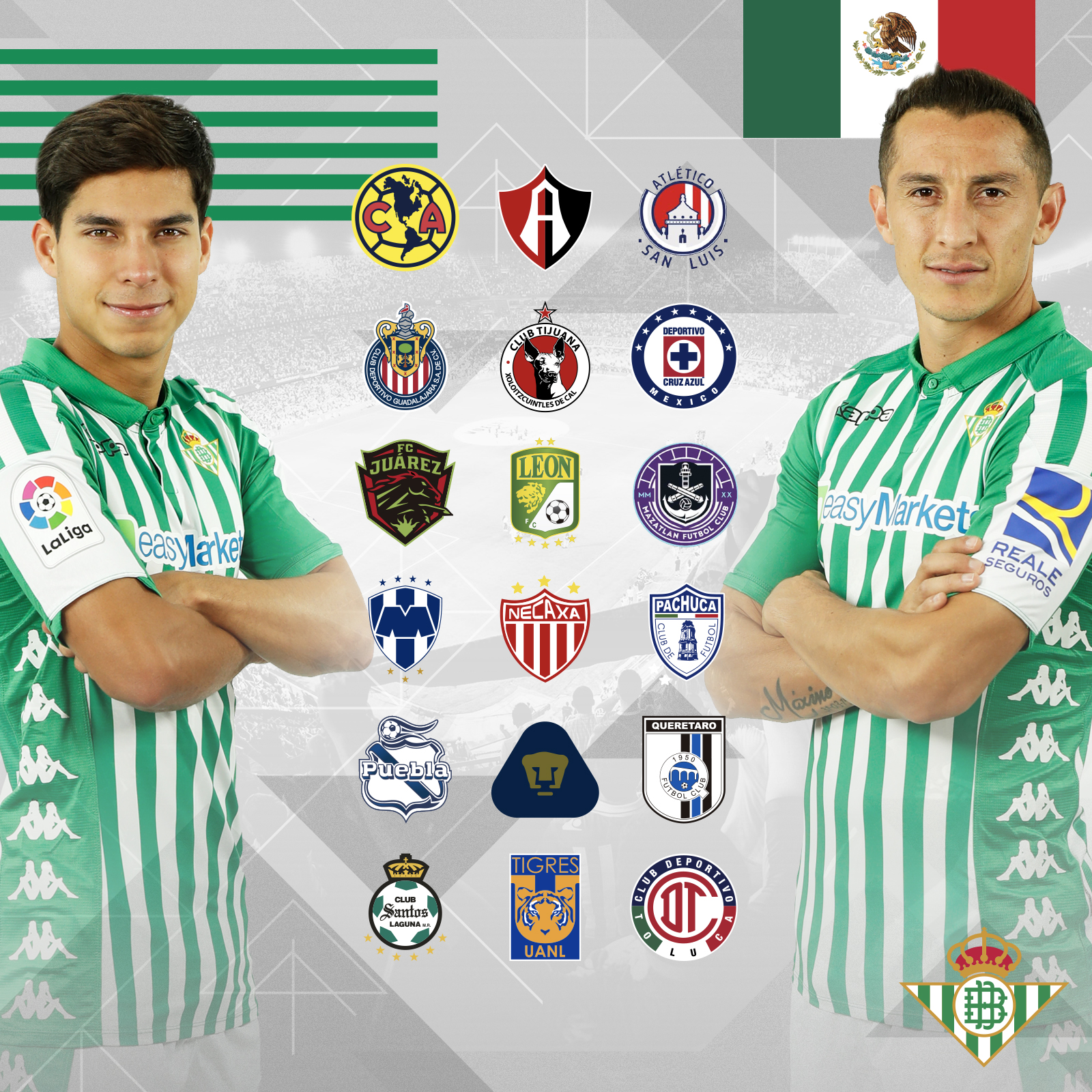 Real Betis Balompié 🌴 💚 в Твиттере: "*México! 👋 🇲 🇽