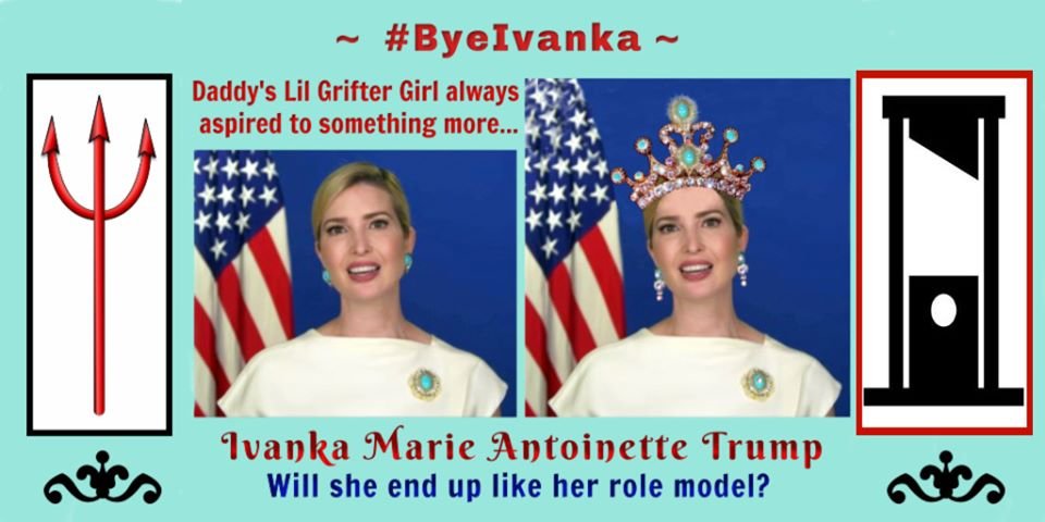 NaturallyOK's tweet image. #ByeIvanka, from once having to fly commercial to once being served tap water Ivanka Trump knows fear and hardship like few others.