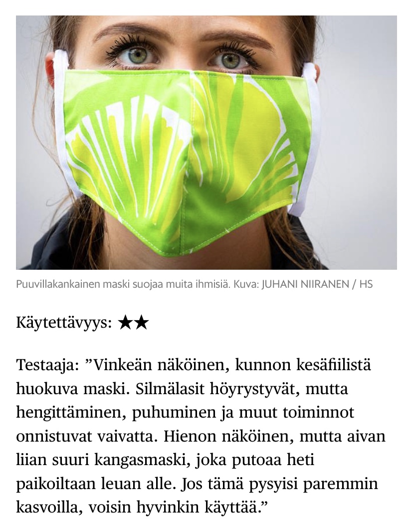 okko's tweet photo. Okei, @hsfi testasi maskeja. Väärin päin. 🤦🏼‍♂️ Kai se STM sitten oli oikeassa sen osaamisen suhteen. https://t.co/hxaDdFtShJ