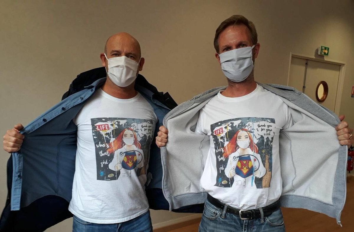 leparisien_92's tweet image. Clichy : des tee-shirts artistiques pour remercier le personnel soignant de son héroïsme
➡️ l.leparisien.fr/FrT
