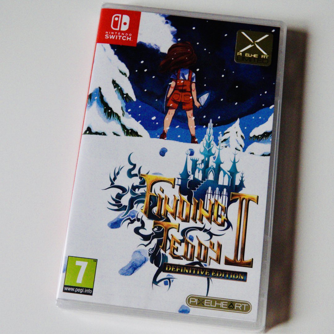 LimitedGameNews's tweet photo. Look what arrived today!
It‘s @PixelHeart_eu‘s & @StorybirdGames‘ #FindingTeddyII
💖
Live on @nescommando soon? 😎
Get it:
EU #NintendoSwitch & #WiiU:
https://t.co/6i3wVUYUn7
US Switch:
https://t.co/xebWxx5ycf
@VGNYSoft @JustForGames_For
#LimitedGameNews #Nindies #SwitchCorps https://t.co/i6FwByI56M