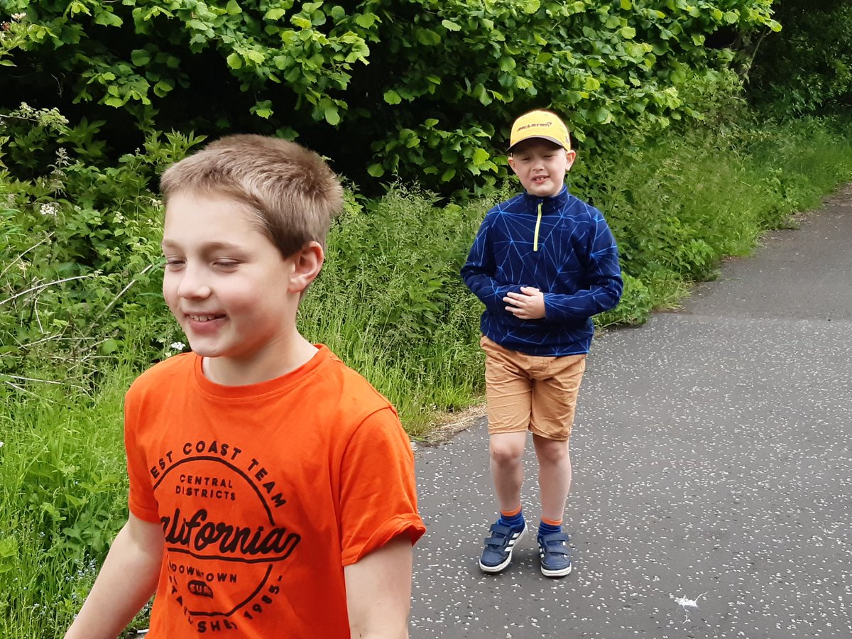 AbiFJ's tweet photo. @dennyprimsch walk today.  3 people x 2.17 miles = 6.51 miles https://t.co/rkghhgiVFt