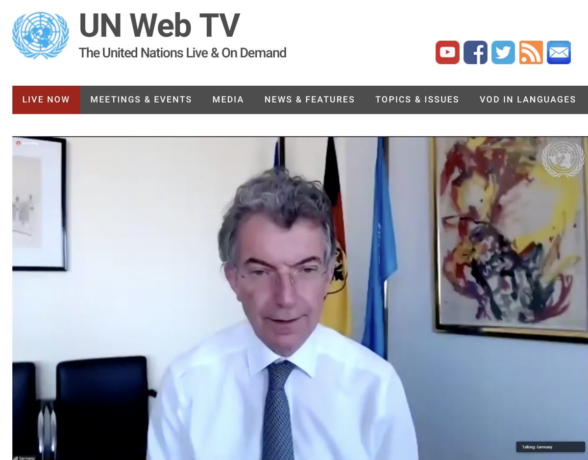 GermanyUN's tweet image. Why the #EuropeanSpring?
 
In briefing w/civil society, Amb Heusgen points to roots of the 🇪🇺 as reason for close cooperation among EU member states in the #UNSC.

“In Europe, we stand for the peaceful resolution of conflict and how states can come together to solve problems.”