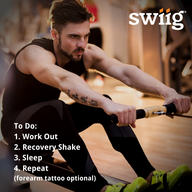 getswiig's tweet photo. #swiig #getswiig #workout #recoveryshake #exercise #sleep #repeat https://t.co/SZR8aw4aJk