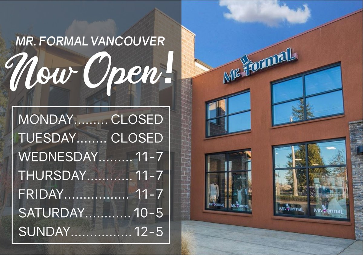 Our Vancouver store is open! Appointments still encouraged.