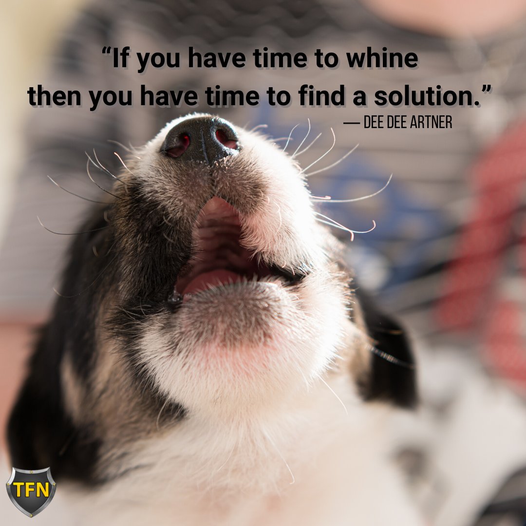 todd_falcone's tweet photo. If you have time to whine or complain you have time to solve the problem and get to work. Let's get into action today!
#quote #getintoaction https://t.co/iImnSOWVgf