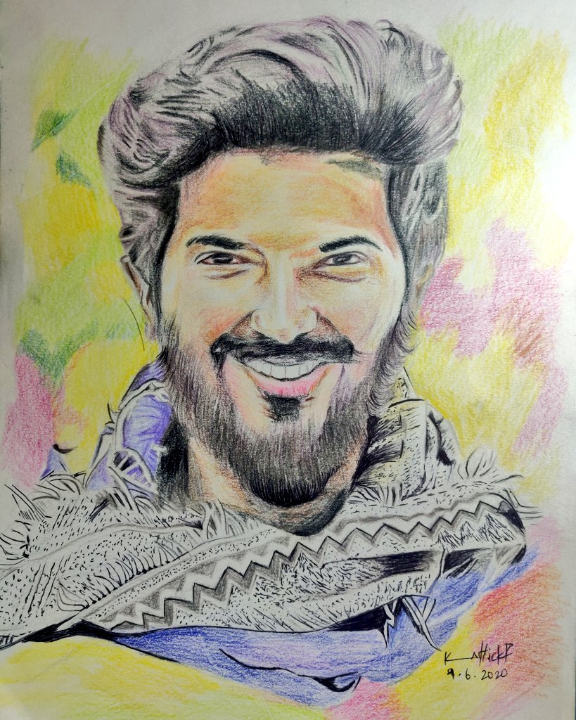 Charlie!!!! @dulQuer
.
My kind of movie and favorite DQ movie☮️
.
Colourful art🎨
.
#dulqersalman #charliemovie #parvathymenon #dq #asifitsyourlast #artist #instaartist #artistsoninstagram #art #artoftheday🎨 #colourpencilart #colors