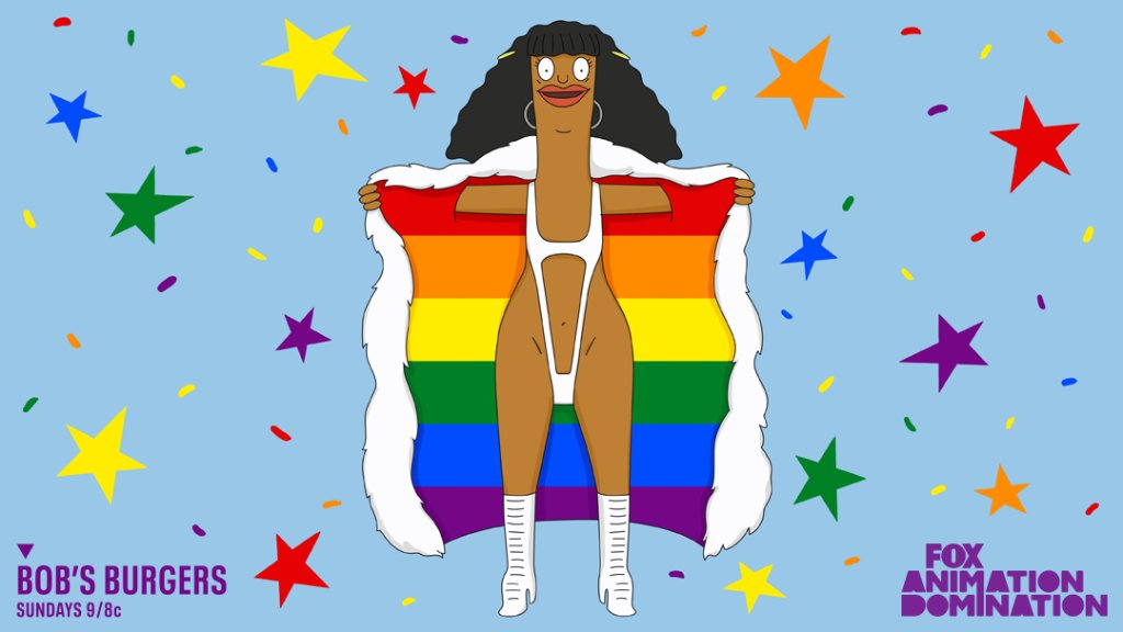 BobsBurgersFOX's tweet photo. This is Pride! ✊

Be unapologetically you. #PrideMonth #TVForAll https://t.co/qu61aPewKo