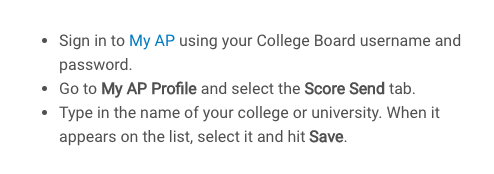 LCSDGiftedCoord's tweet photo. ATTENTION AP STUDENTS ~ Planning on sending your AP Scores to a university or college?  The deadline to send scores for free is now June 30th. 
https://t.co/9ZpKOn5e43 https://t.co/T3QaBuA6eJ