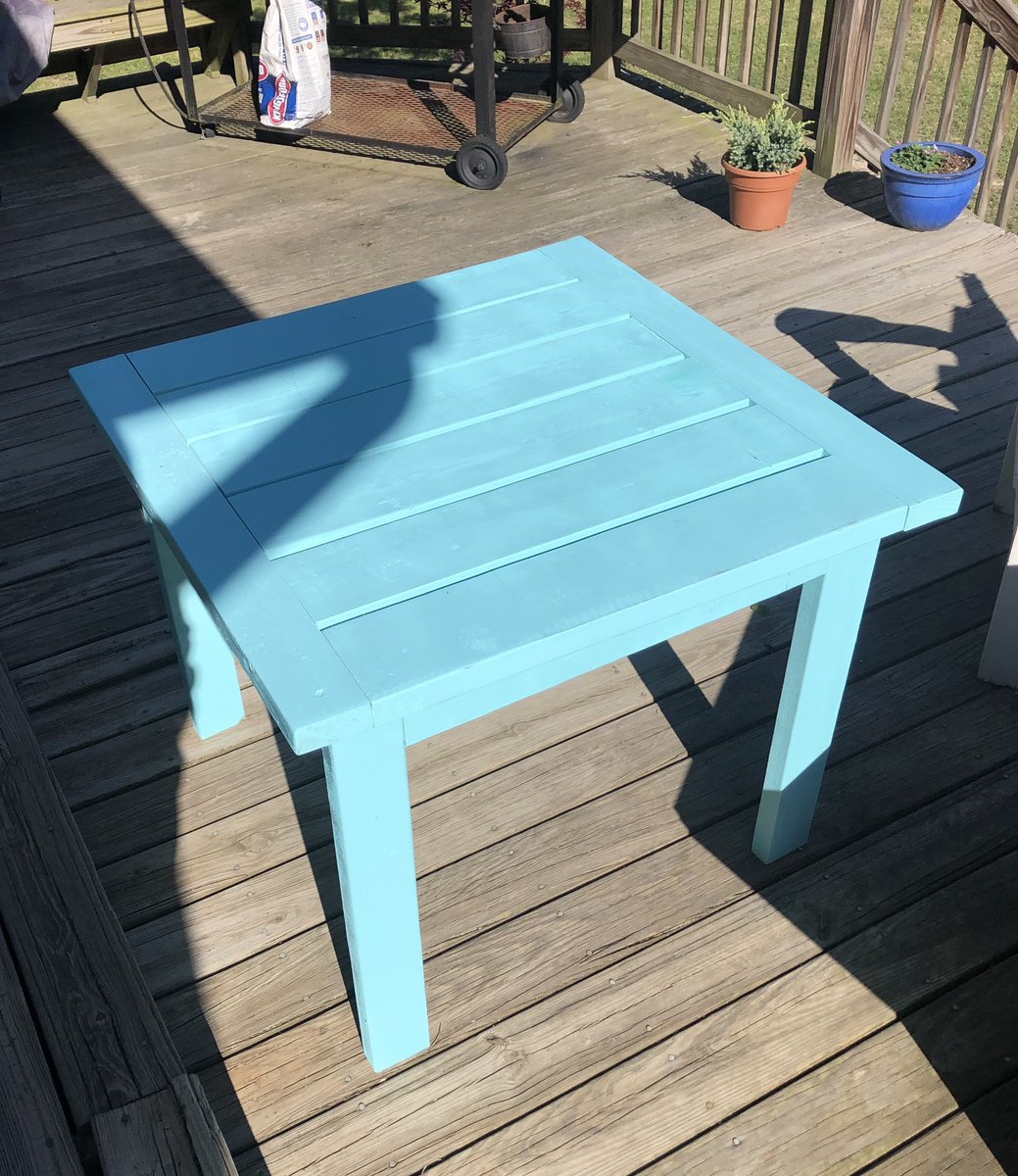 ashtonlalyn's tweet photo. If anyone is interested in having me make a table like this, let me know! They are 35 1/2 in wide and 28 1/2 in tall. I can do any color you want! They’re $75 if painted $60 if not painted. 😊 https://t.co/LohF8s9WzH