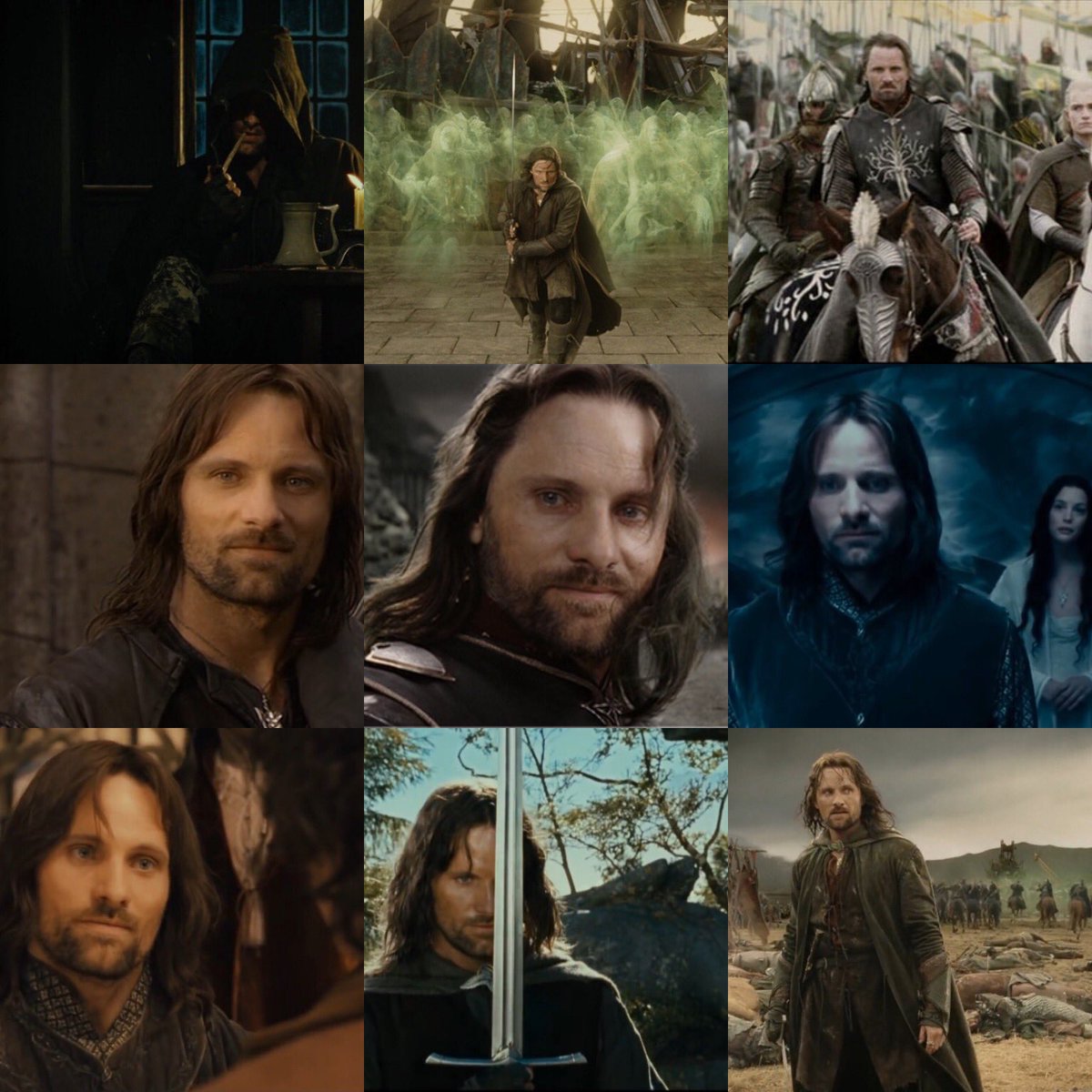 This is no mere ranger, this is Aragorn, son of Arathorn and heir to the throne of Gondor