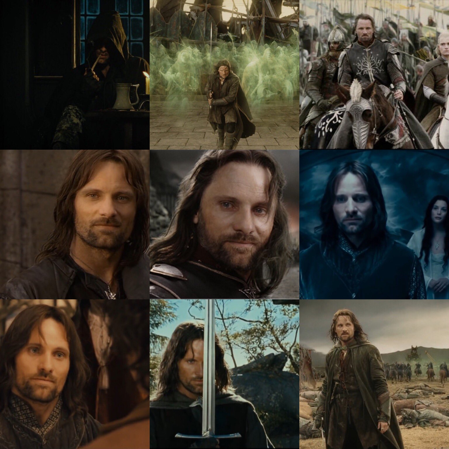 The Fellowship of the Ring Aragorn StatuesGK