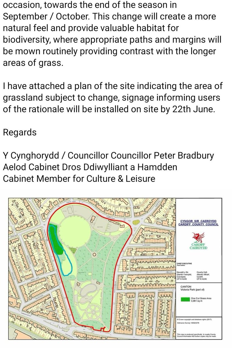 Some interesting news from the council on creating a No Mow Zone in the park to promote biodiversity. Thoughts are welcome.

m.facebook.com/story.php?stor…