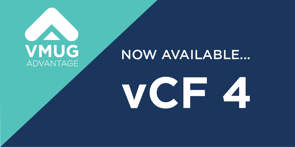 MyVMUG's tweet photo. 🚨 vCF 4 is now available on VMUG Advantage! 🚨

Upgrade your membership for 365 days of evaluation licenses: https://t.co/uBrzoFGPB5 #vCF https://t.co/DacB3pVagX