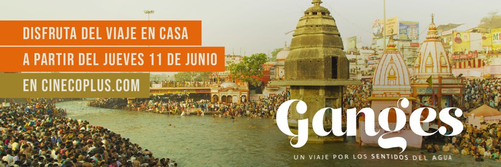 gangespelicula's tweet photo. Felicitamos a Cine Colombia por el lanzamiento de Cineco/PLUS, plataforma en la que Ganges estará disponible a partir del próximo 11 de junio. ¡Un viaje reflexivo por el majestuoso y mítico Ganges a un clic de distancia! @cinecolocal #cinecolombiano #EnCasa  #MedioAmbiente https://t.co/8URHTXIaVK