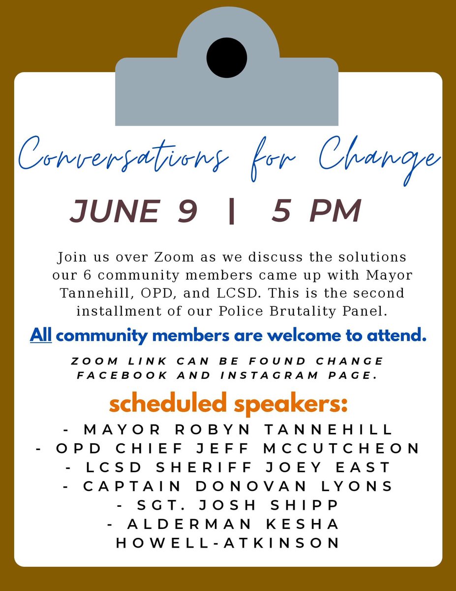 OxfordPolice's tweet image. Today at 5PM. 
facebook.com/cfcoxms/