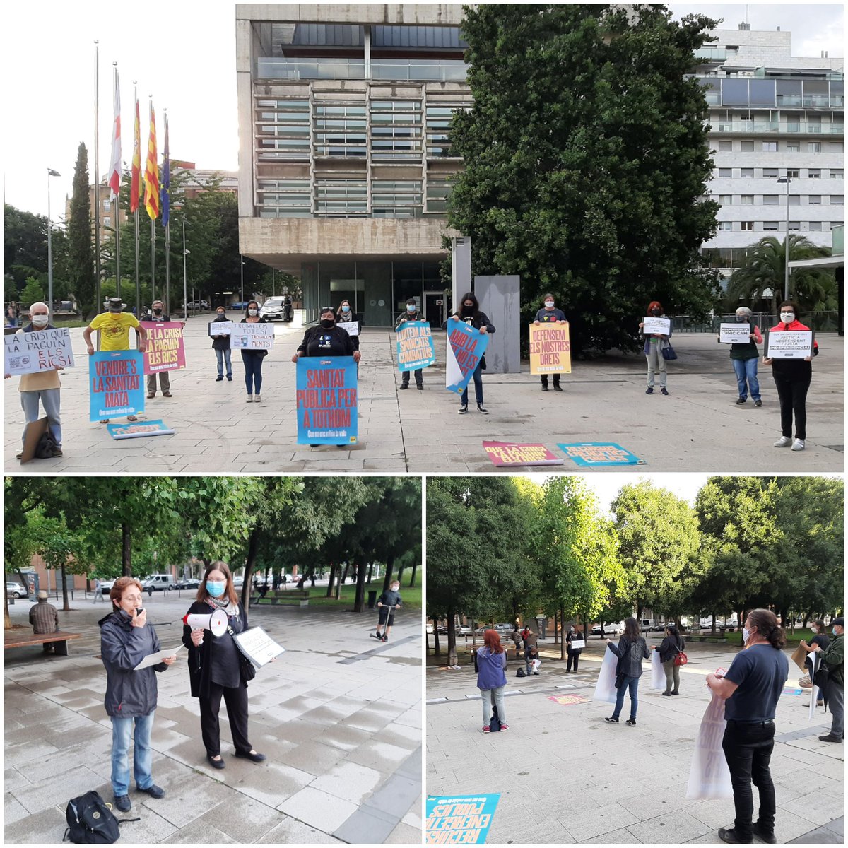 CUP_Mollet's tweet photo. 🔊 Avui a #Mollet, com cada dimarts, hem tornat a sortir al carrer, per cridar que aquesta crisi no la pagarem les de sempre.

🔥Perquè #Enshivalavida, els drets, la sanitat, el sostre, el treball i la llibertat com a poble.✊

#QueNoEnsRobinLaVida
#AraIndependència
#CUP_Mollet https://t.co/kkT3PSw6Cr