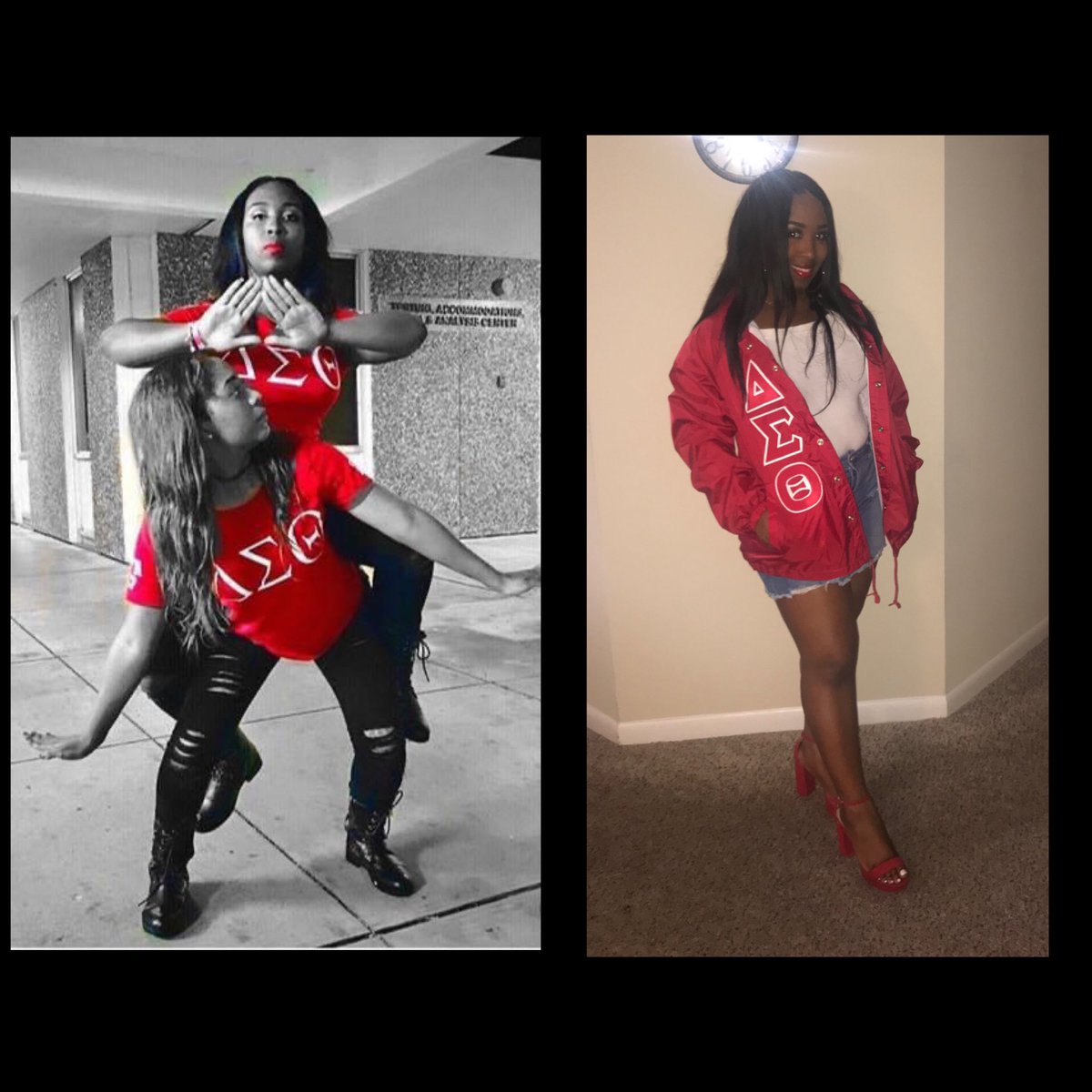 AzureQuant's tweet photo. Shoutout to all the Greeks on my TL... Here’s my “When I first crossed vs. now” 🙃🔥 me and my LS’ use to be so hype for step shows and stroll offs. We use to win em all though so why not 😂 ... #FlomoRedz #ZT #ImGradNow #GBAC #DST https://t.co/pUJaERSgpJ