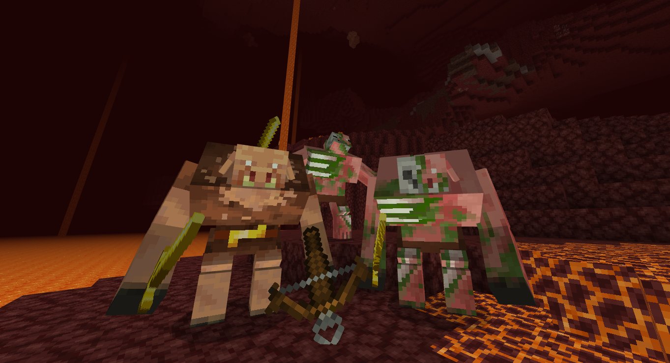 Julien The Mutant Piglins Are Now Ingame Zombified Piglin Will Have A Similar Behavior Then The Original Piglin Will Be Different Once 1 16 Comes In T Co Iv4ijzoyn1 Twitter