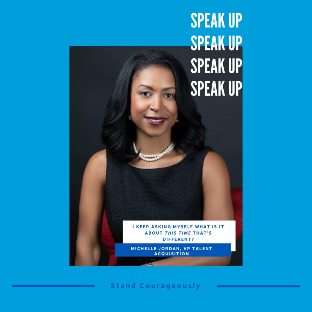 “Silence is no longer an option. As a leader, I stand unapologetically for equality and justice, and firmly against systemic racism. I’m challenging everyone to do some introspection and choose to stand courageously for equality, reform, and justice for all.”