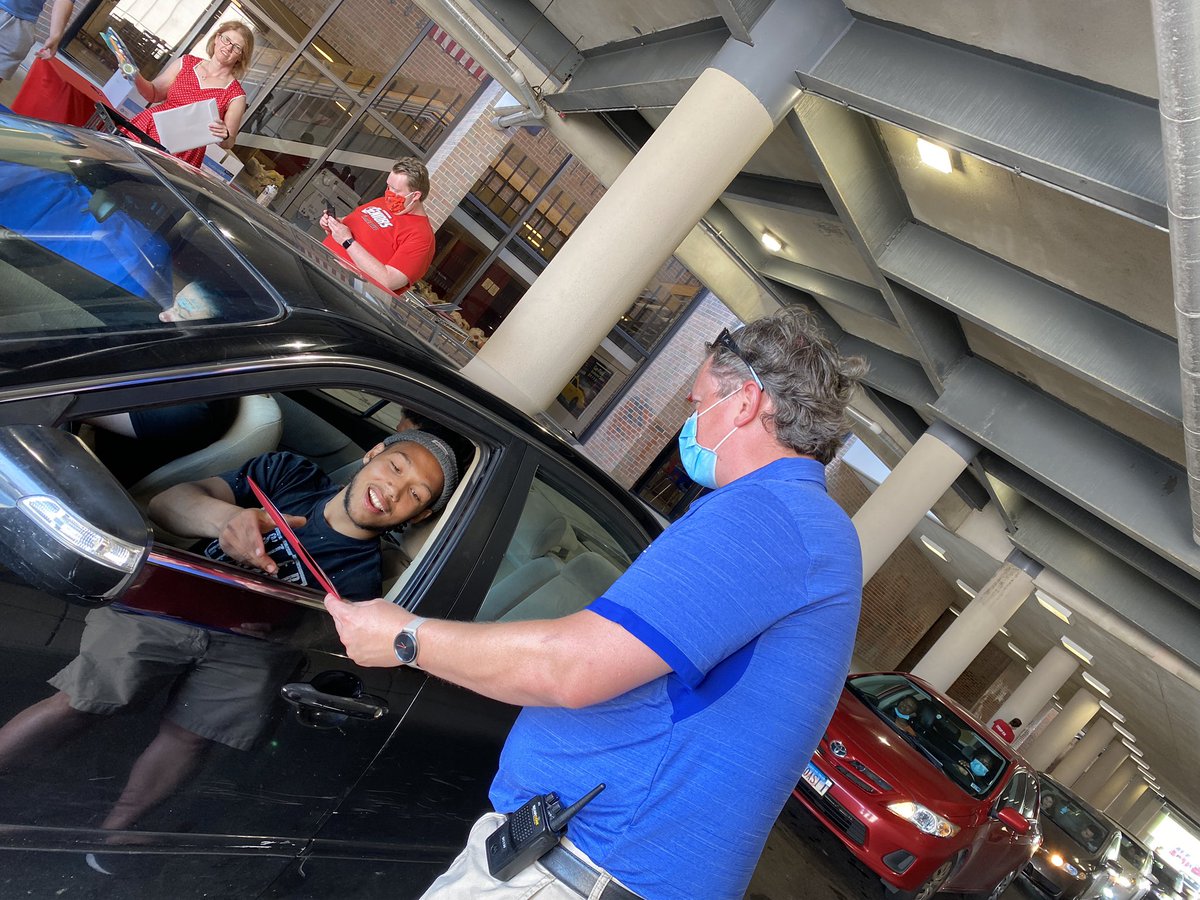 Senior Corey Wilson picking up his diploma and Principal’s Award from <a href="/Matt_Mathison/">Matthew Mathison</a> today!!!