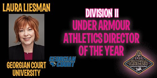 NACDA's tweet photo. Since we can't honor them in person at #NACDA2020 😢we are recognizing the 2019-20 @UnderArmour ADOY winners 1⃣ Division per day 

🏆 Representing Division II: @PittStateAD @spiffyad @Tim_McMurray @LindsayReeves12 👏👏👏👏

📰 Read more: https://t.co/i272fgj6sL https://t.co/AHTBhn6hEA