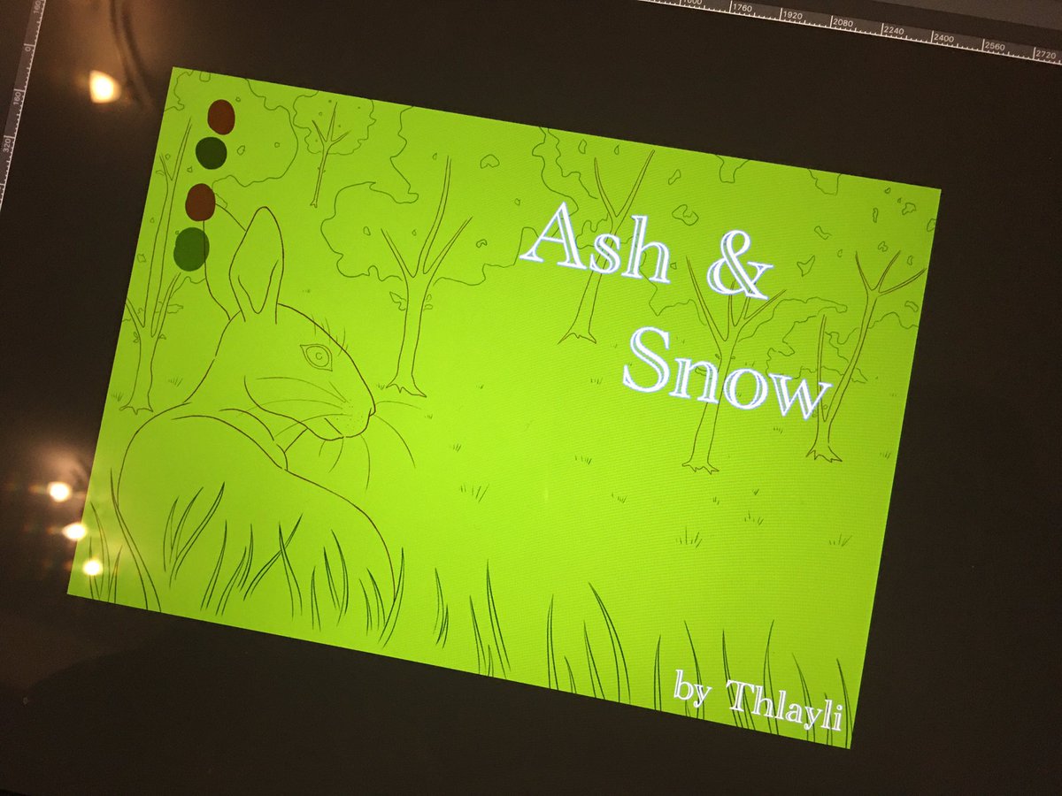 Thlayli_WDP's tweet photo. Iโm finally working on a cover for my Comic - itโs a long way to go ๐ช
#ThlayliDraws #AshAndSnow #WatershipDownComic #WatershipDownArt #WatershipDown https://t.co/EbuLzLV8ED
