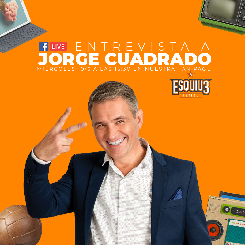 Esquiu3's tweet photo. ⚽ Y seguimos de entrevista, tiembla Fox Sports loquito.
Mañana toca Jorge Cuadrado, su vida, sus vivencias en el predio, en las finales. Agradecidos por el aguante de siempre, pero viste como somos, curiosos, queremos conocer un poquito más.
🎥.Mañana, por el Facebook, ¡En vivo! https://t.co/XT1Cuyp45s