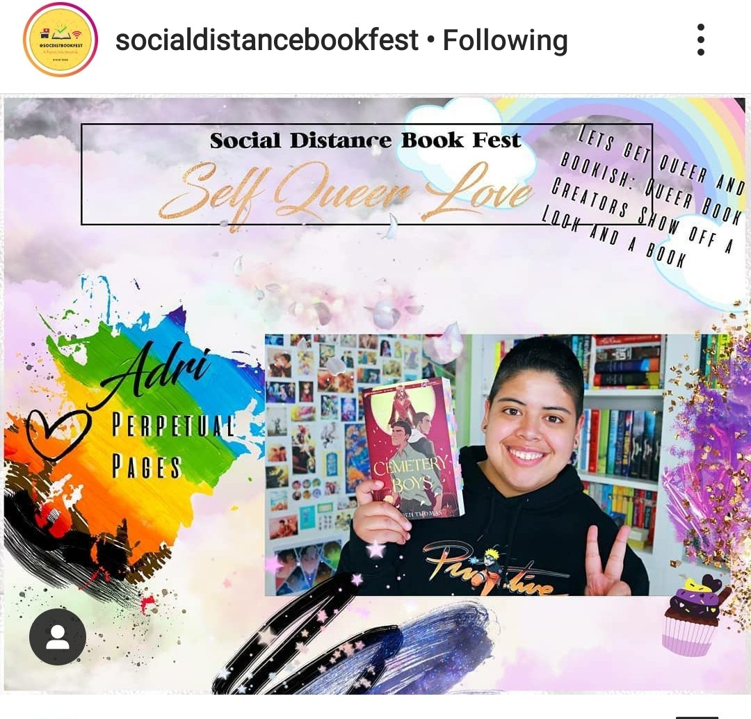 perpetualpages's tweet image. Thank you to @SocDistBookFest for the feature! 🌈💕🌈💕🌈💕 

See it here: bit.ly/2UsnOPY