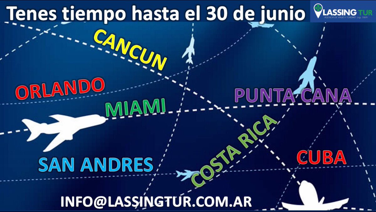 brunolassig's tweet photo. Ofertas de hoy para viajar mañana!!! https://t.co/HKatu72usX