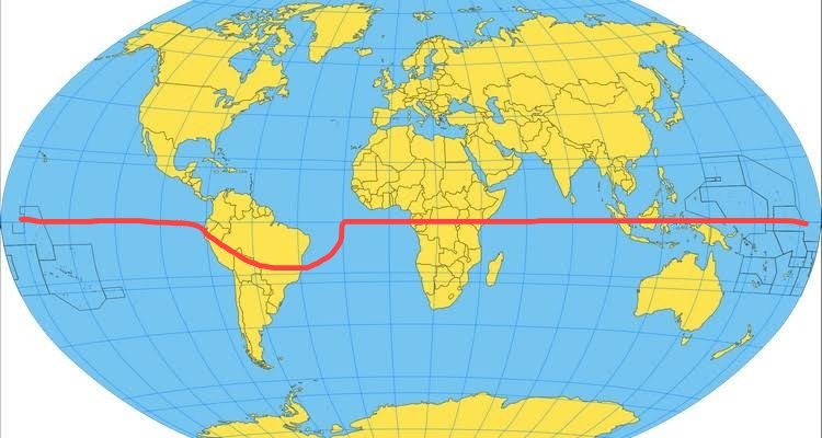 jacksonslo0290's tweet photo. Nova linha do Equador, redesenhada hoje pelo "ministro" Pazuello. Agora sim, Norte e Nordeste inclusos... não vejo a hora de nevar. https://t.co/E9l56hiA85