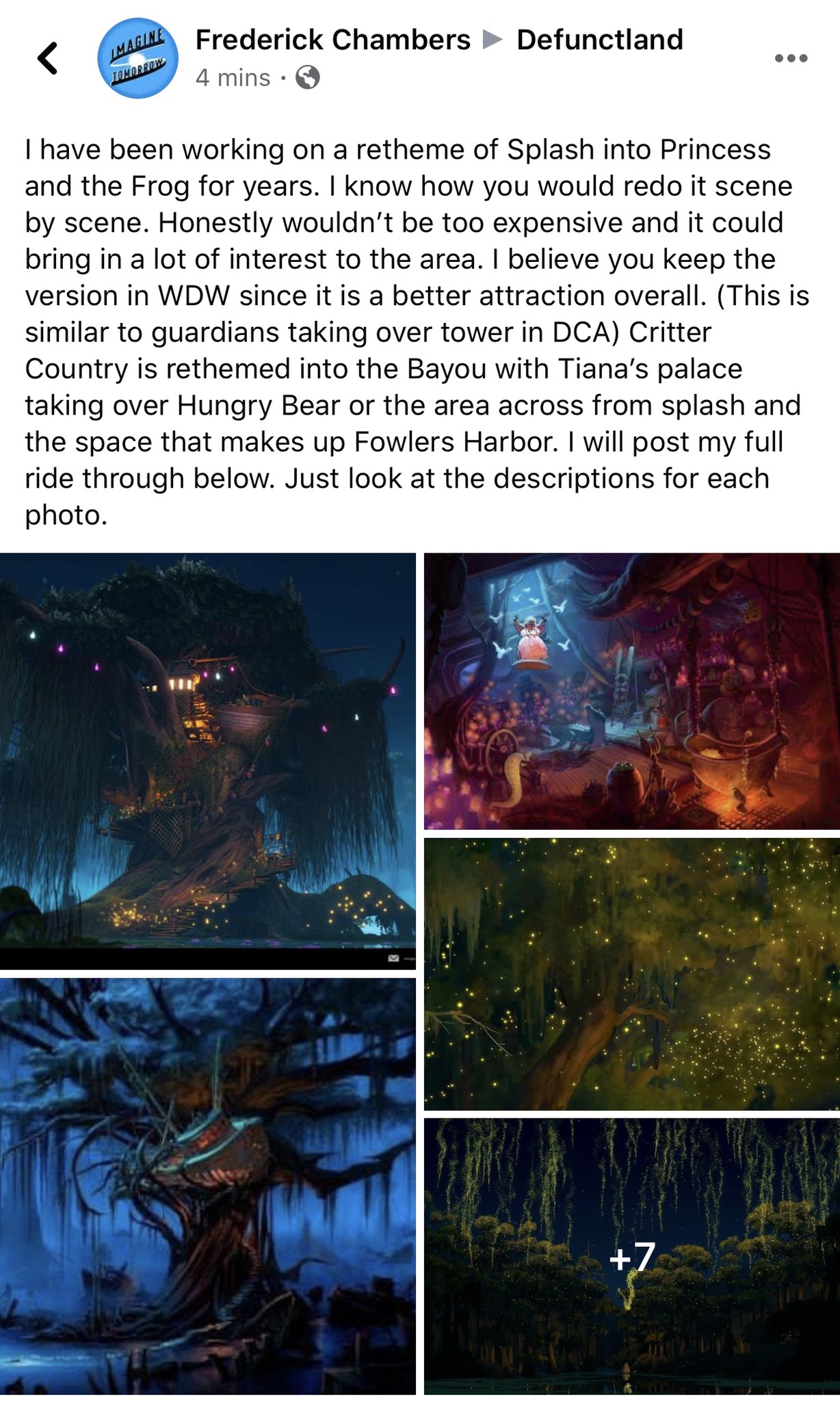 Frederick Chambers on Twitter "Princess and the Frog Splash Mountain