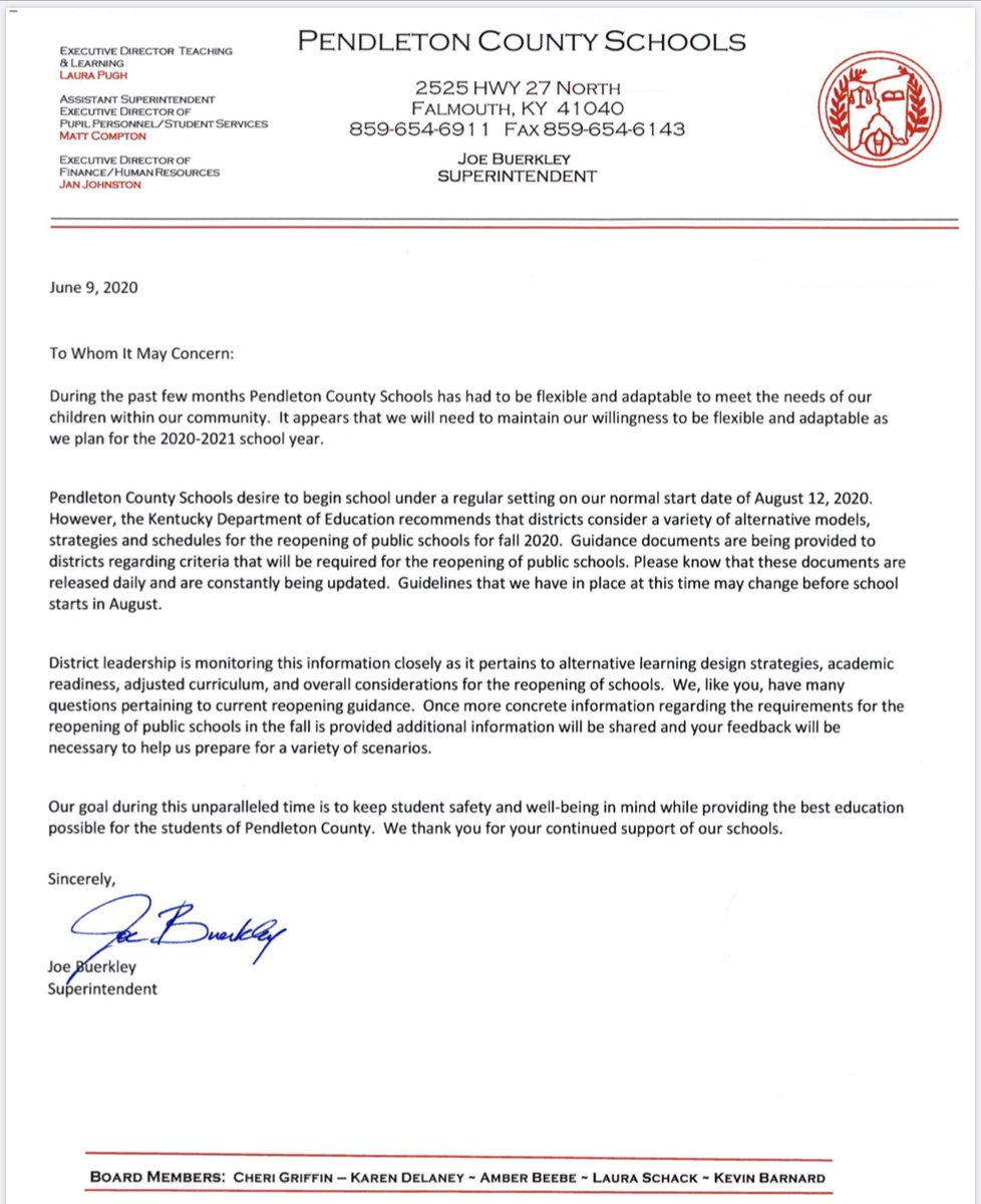 Please see update below regarding information pertaining to the 2020-2021 school year.