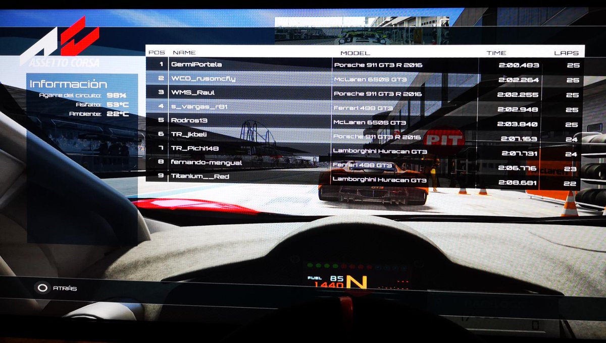 WCDClub's tweet photo. #Simracing #PS4 #PS4live #AssettoCorsa #gamers 

Felicidades a Nuestro Piloto del Equipo WCD GT Endurance

P2 🥈 @WCD_Rusomcfly 

En el campeonato de @Titanium__Red donde Ruso demuestra su valor . Assetto the BEST !🍀

Somos Competición Somos WCD https://t.co/1h5rqG4HIw