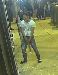 NJSP's tweet photo. **PLEASE SHARE**

The NJSP is seeking the public’s assistance with identifying a man who vandalized a building on West State Street in Trenton.

Anyone with information is asked to contact the State Police State House Office at 609-984-4222.

https://t.co/eQJNry09q4 https://t.co/O6OoLDHFzC