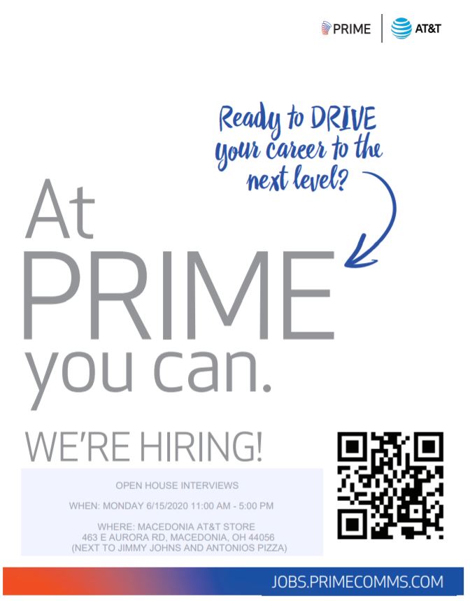 We are looking for energetic and driven employees that want to grow in their career! Openings in Cleveland, Akron/Canton! Apply at jobs.primecomms.com or visit us at our open house Monday June 15th at our Macedonia location for interviews!#nowhiring
linkedin.com/posts/mattdaug…