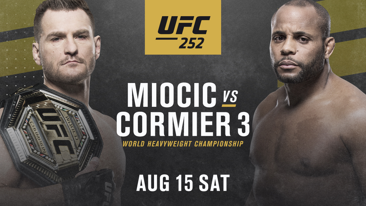 ufc's tweet image. THE TRILOGY IS SET. #UFC252
