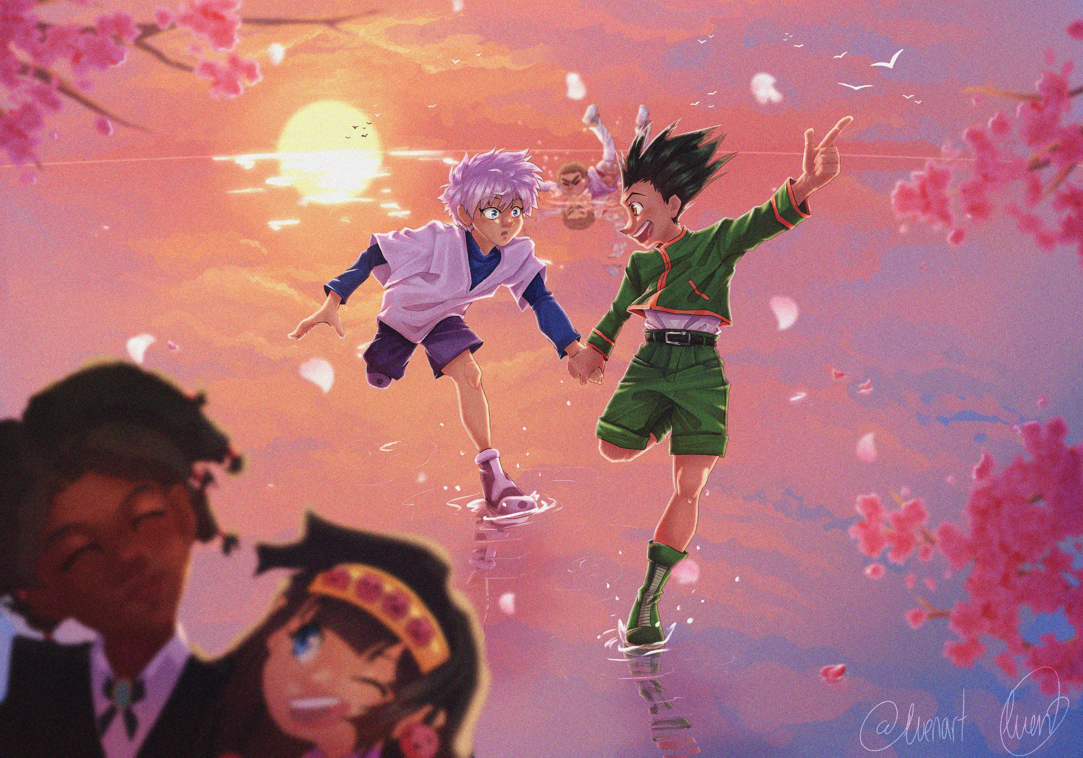 Killua vs Zushi  Hunter X Hunter 