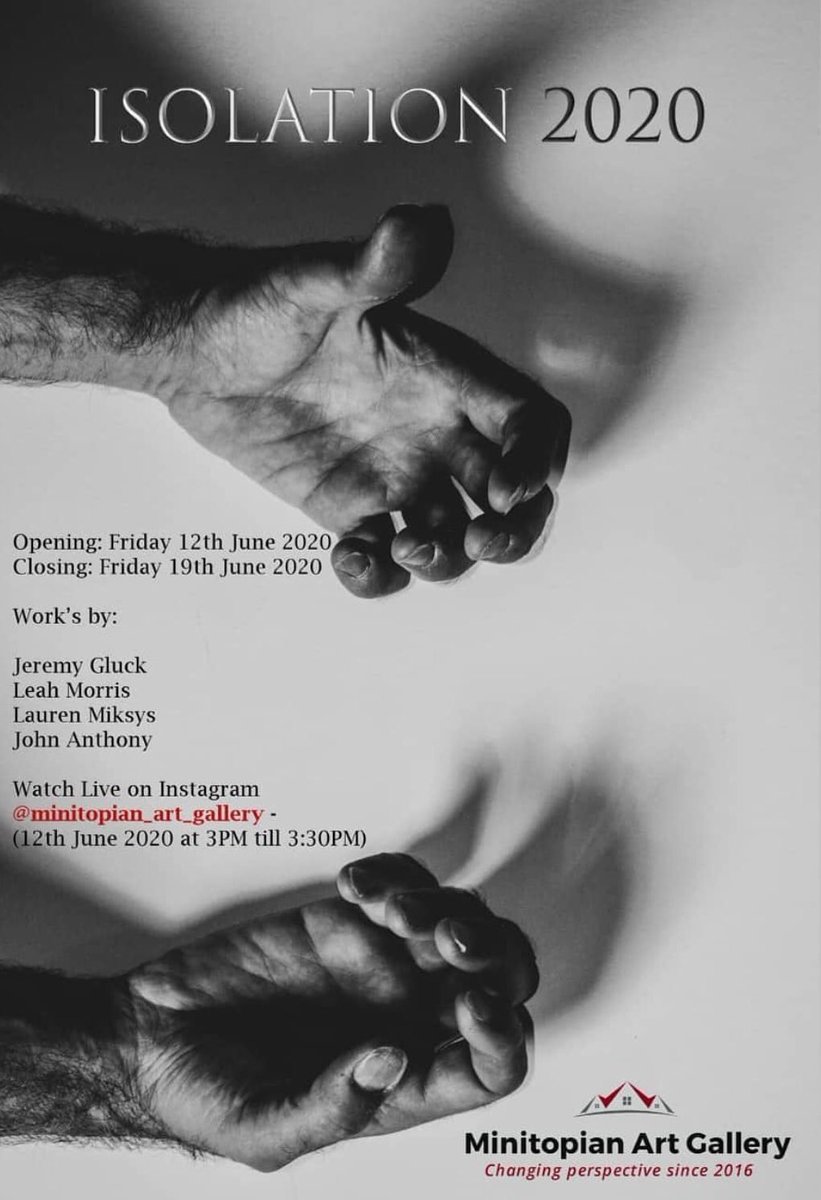 minitopian's tweet photo. We are excited to announce the new exhibition “isolation” 2020 it will be on our instagram hope to see you there! https://t.co/bnpetVoBBM