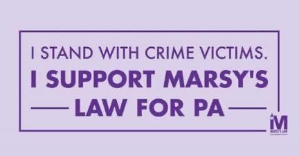 Tomorrow @MarsysLawforPA will go before Commonwealth Court in support of equal rights for crime victims -fighting the offensive lawsuit filed by the ACLU

Victims of crime are counting on us
#StandwithVictims

Tune in 12:10pm tomorrow (6/10) to watch live: youtu.be/0HtO340AIz0