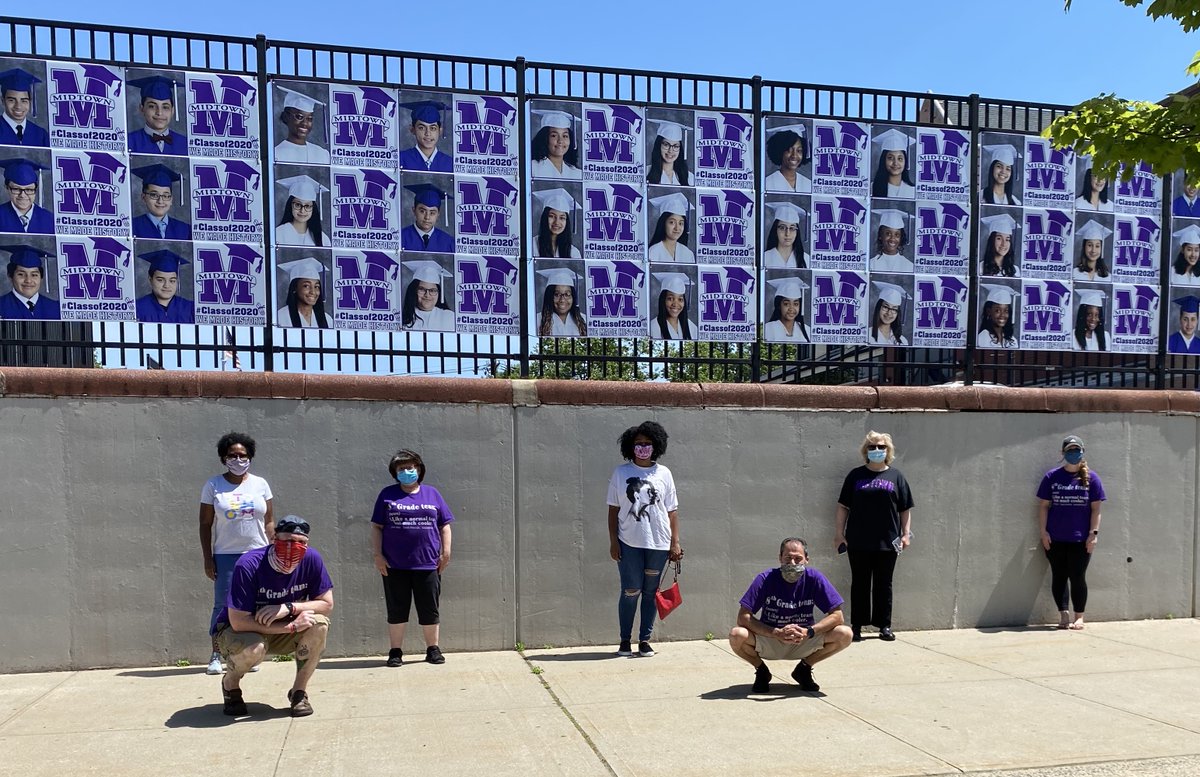 Congrats to the WSMCS Class of 2020! Special thanks to the faculty and staff for your generous contributions.  We couldn't have done this without your support.  Thank you to our 8th grade teachers, Dr. Brown, and Mrs Dziubek for coordinating this tribute to the Class of 2020!🎓💜