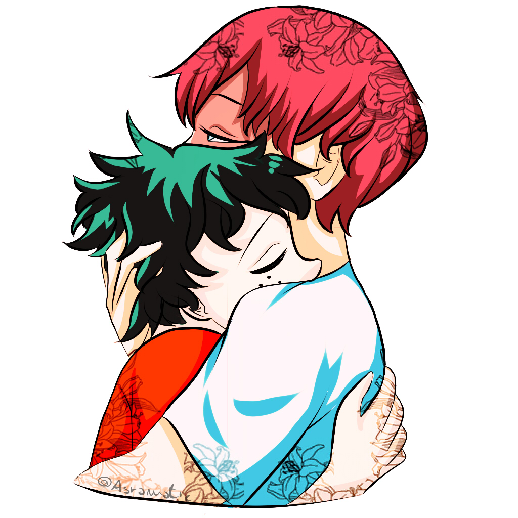 asramatic's tweet photo. You know what? I think it's not that bad👀
I'm sorry if you don't like the ship, this was just a request by a friend 
#tododeku https://t.co/WDqlBOrixz