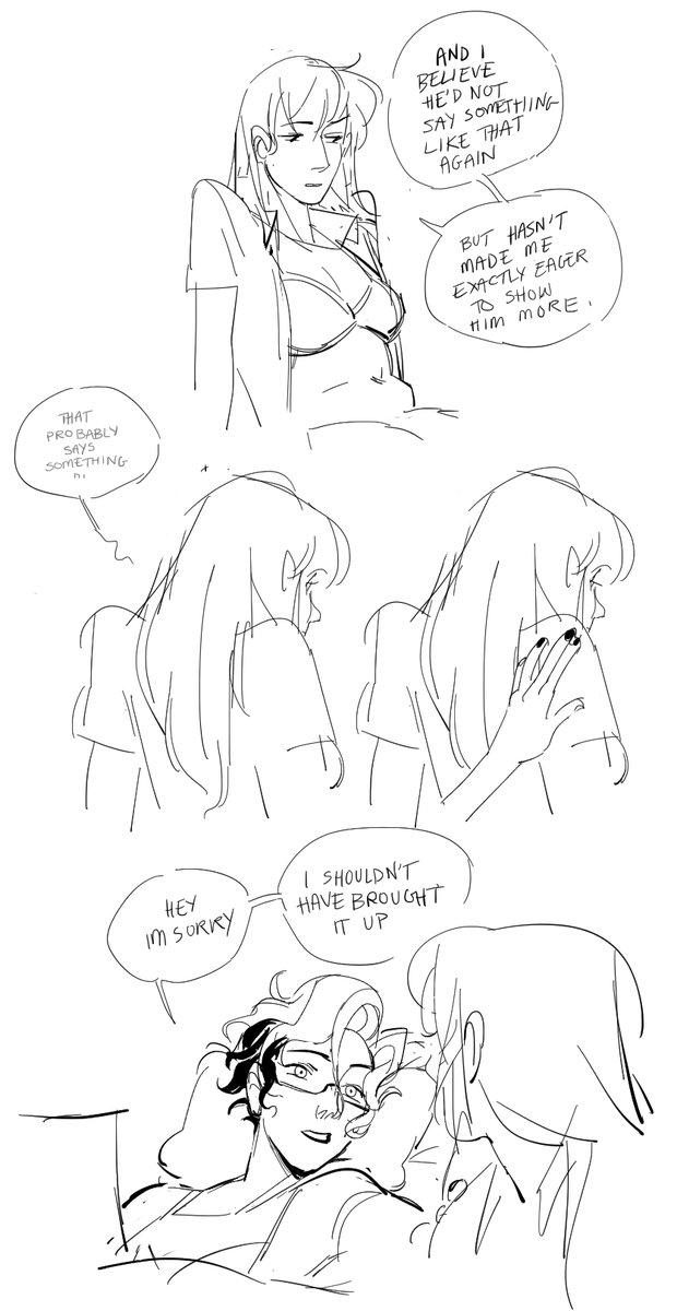 cruella/anita
anita is a writer in this AU tho im not sure if novels or prose (probably both)
there's a long gap between when they broke up in uni and the start of the affair.