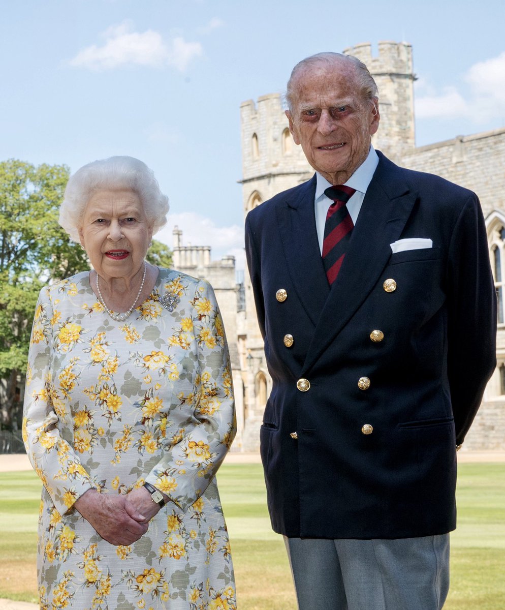 SolihullUpdates's tweet photo. Buckingham Palace has released a new official photograph of The Duke of Edinburgh with Her Majesty The Queen to mark his 99th birthday on Wednesday (10 June).

The photo was taken at Windsor Castle last week. https://t.co/6OFA6hm7Eh